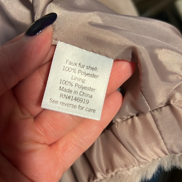 Nine West faux fur jacket - size M NWT - Picture 9 of 10